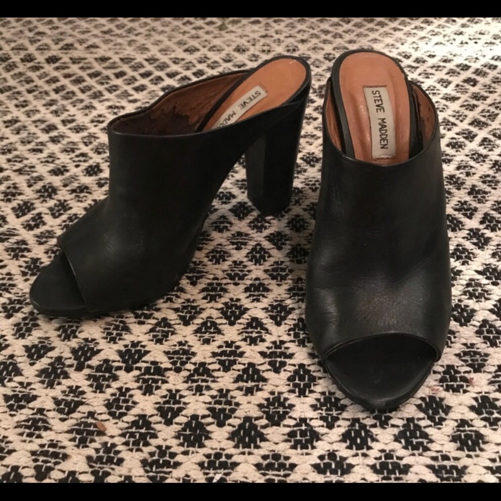 High Heel Steve Madden Slides